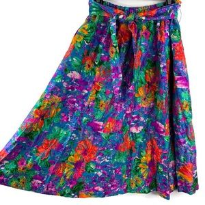 Vintage Sun Fashions of Hawaii Tropical Skirt